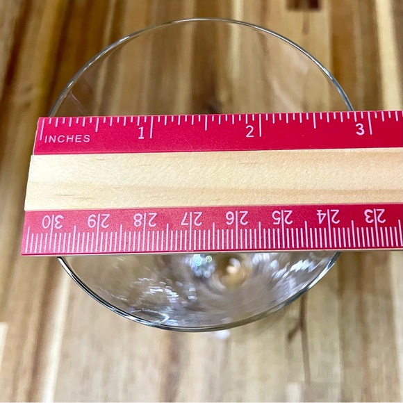 Oneida Pilsner Glass Angelina Pattern Blown Glass Germany Set of 2 - Picture 6 of 7